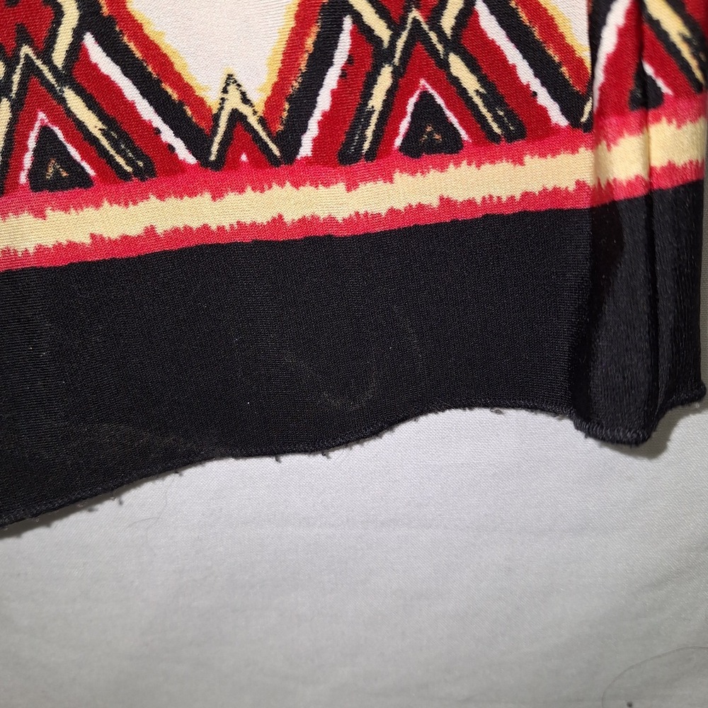 Southern Tribal Empire Waist‎ Dress V-neck Festival Bohemian 16W Midi-length - Picture 6 of 14